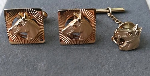 Vintage gold tone - vintage, cufflinks