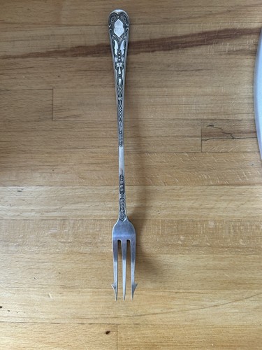 Antique solid silver pickle - antique,
