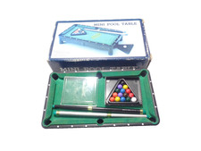 vintage mini pool table boxed clean old table top game