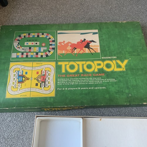 Vintage totopoly board game - vintage,