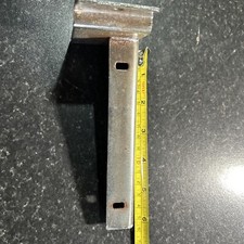 Slat Wall Metal Shelf Brackets 15cm  1 pair 