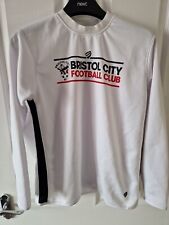 Bristol City Football Club   White  training sweatshirt size Small