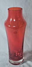 Scandinavian large red glass
