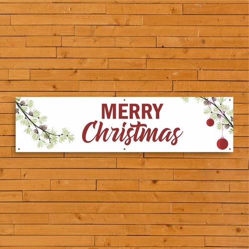 Merry christmas 032 pvc banner - pvc,