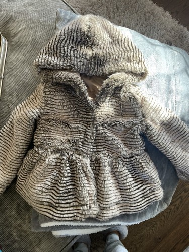 Monnalisa reversible fur coat - monnalisa,