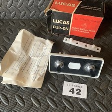 Lucas 2 switch Clip-On switch panel kit. Classic1960s car accessory  NOS Lot 42