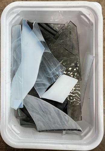 Stained glass offcuts 1kg - glass,