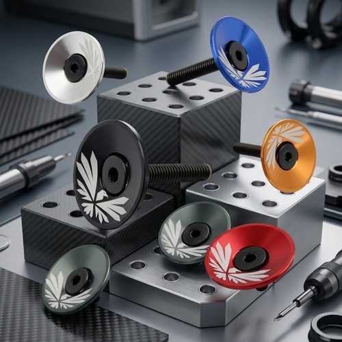 Anodized aluminum headset top - aluminum,