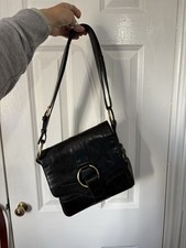 Lloyd Baker black leather Ladies Womens hand shoulder bag handbag 