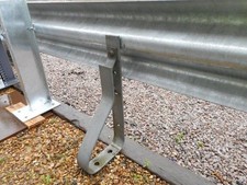 Crash Barrier / Armco Post 610mm High - Galvanised Steel Spring Buffer - Used
