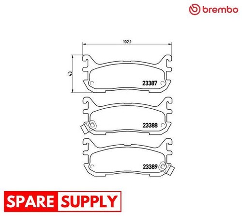 Brake pad set disc - pad,