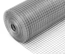 Galvanised square mesh wire - galvanised,