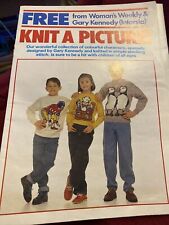 Knitting Patterns Gary Kennedy (intarsia) Kids/ Adult Sweater  American Football