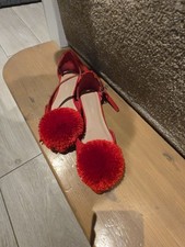 Cute Red New Look Red Suede