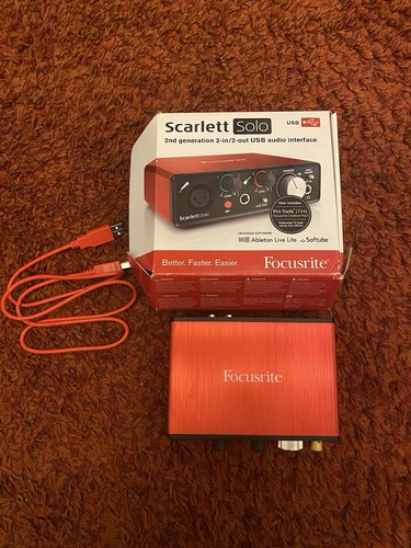 Focusrite scarlett solo 2nd - scarlett,