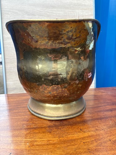 Vintage brass coal scuttle - vintage, /