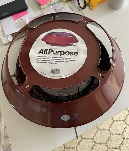 Allpurpose red chimney cowl - allpurpose,