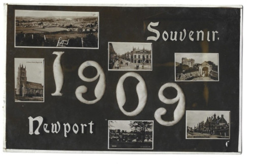 Real photo multi view postcard