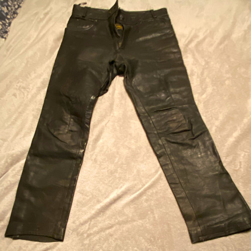 Cowhide men black - cowhide,