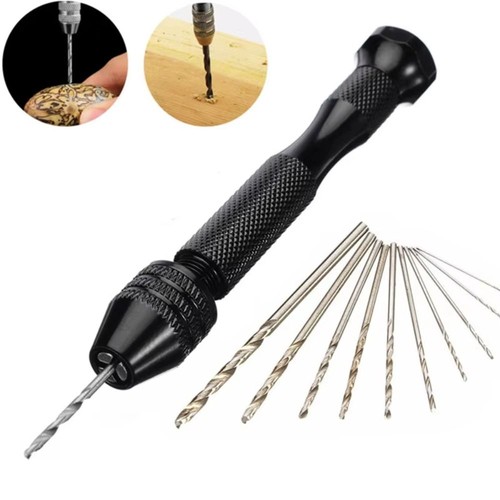 Mini micro aluminum hand drill - micro,