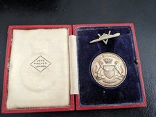 HMS Malaya silver medallion 1931