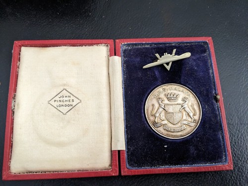Hms malaya silver - silver, medallion