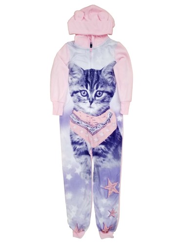 Girls pink purple kitten cat - pink, &