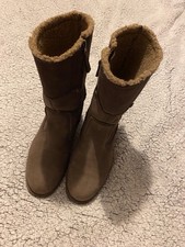 Caterpillar CAT   Brown Leather Boots Women UK 7 Eu40