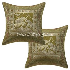 Indian Brocade Pillow Covers
