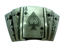Belt Buckle Lighter Silver