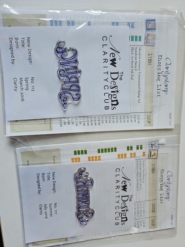 Clarity stamps new sets - stamps, 2