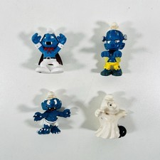 Smurfs Halloween Monster Figures Schleich 2005 X4 Bundle