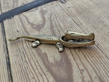 Vintage Fun Brass Crocodile