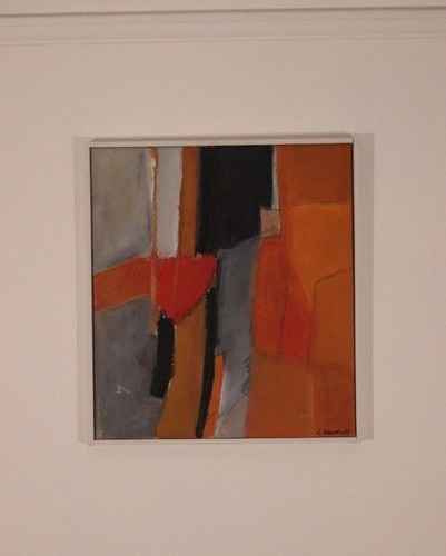Original swedish oil canvas - oil, on