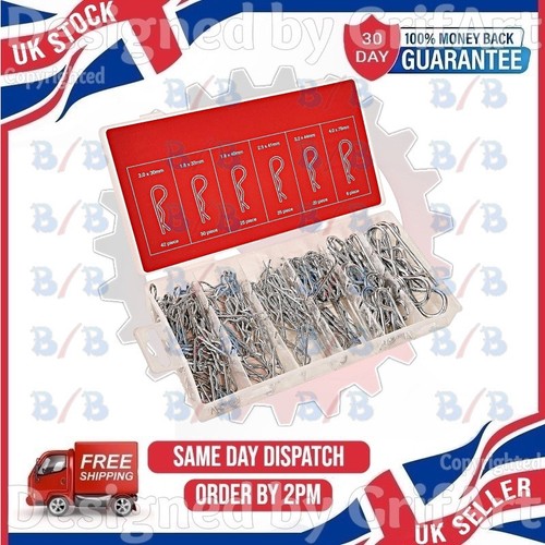 150pc retaining clips spring - r,