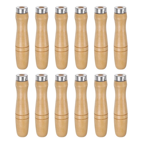12pcs wooden file handle - handle, 4.72"