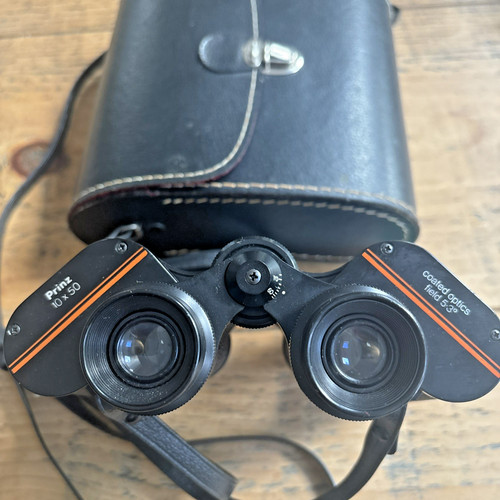 Vintage prinz 10x50 binoculars - vintage,