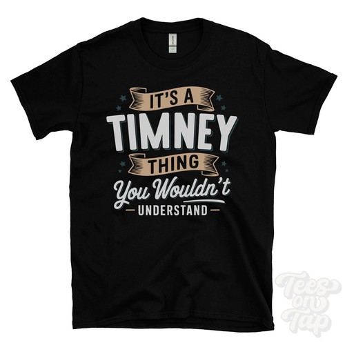 Timney thing you - it's,