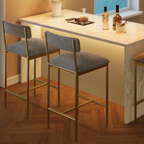 Table set gold leather - 2, pu