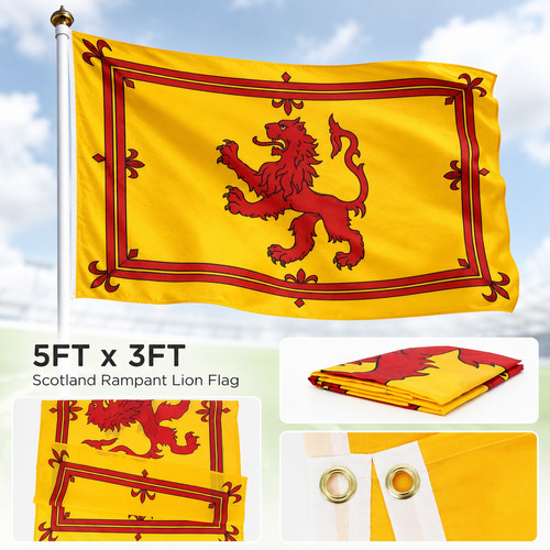 Scotland flag rampant lion - flag,
