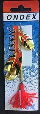 ONDEX CLASSIC TANDEM  SPINNER/ LURE - GOLD / RED / BLACK