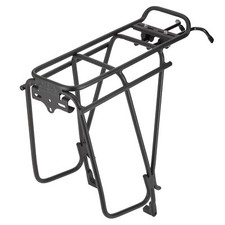 Tortec Unisex's Transalp Rear Disc Pannier Rack, Black, 26-700C