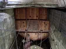 Photo 6x4 Interior of the Church of St James, Spilsby Bell ropes, photogr c2008