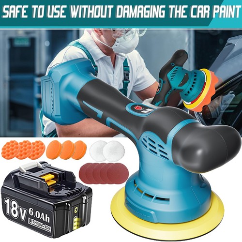 Cordless car polisher buffer - car,