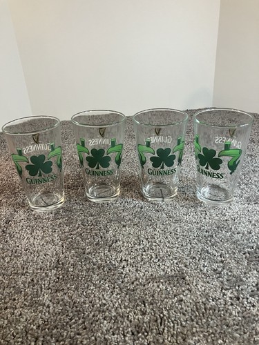Guinness glasses with green - guinness,
