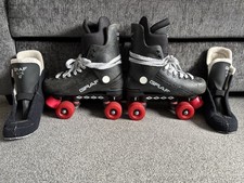 Graf GTX 175 Roller Skates PRO 8 UK6 suit 5 Supreme Liners Qube Bearings Bauer 