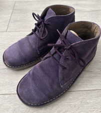 Desert Boots  ~~  Purple Suede  ~~  Cotton Traders  ~~  UK Size 6