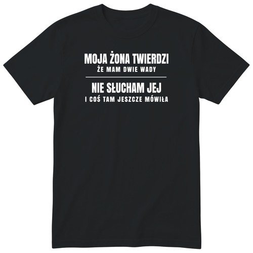 śmieszna koszulka męska moja - koszulka,