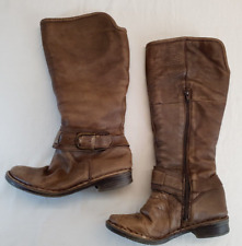 LOTUS Boot Ladies Womens Size 3 EU 36 Beige / Brown Soft Leather Faux Fur Boots