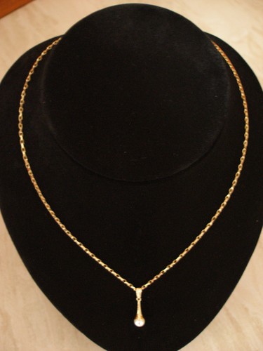 Carat gold cultured pearl - carat,